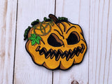 Evil Pumpkin - Embroidered Patch (Holdbacks)