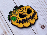 Evil Pumpkin - Embroidered Patch (Holdbacks)