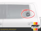 Sun Trees Mountains Decal - Toyota 4Runner Tacoma FJ Sequoia Tundra