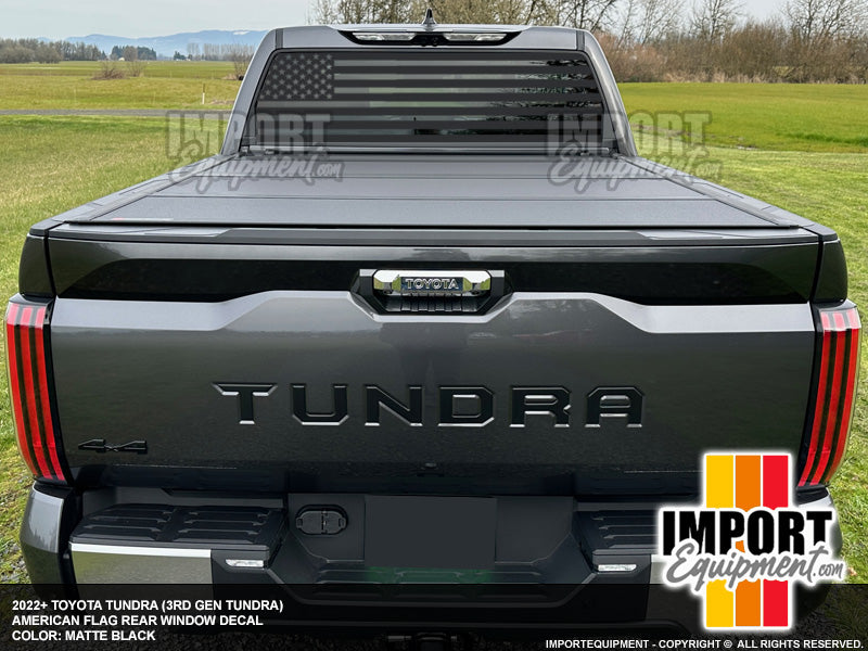 Fishing Rear Window stickers Toyota 2018 tundra Perforated decals