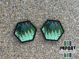 Tree Line Bigfoot - PVC Ranger Eye Patch (sold in pairs)