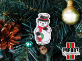 Blow Mold Snowman - Wood Patch (Sold Individually)