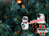 Blow Mold Snowman - Wood Patch (Sold Individually)