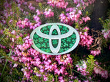 Symbol with Clover - Wood/Acrylic Patch