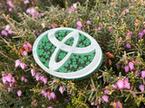 Symbol with Clover - Wood/Acrylic Patch