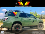 Side Window 3 Stripe Decal Sticker Kit (18" Version)