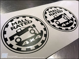 Toyota Tacoma Mall Rated Decal
