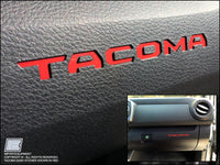 Toyota Tacoma Glove Box Fill-in Decal - Fits 2016 2017 2018 2019 2020 2021 2022 2023