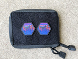 Tree Line Purple PVC Ranger Eyes Patch (sold in pairs)