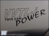 VVT-i or VVTL-i "Twin Cam Power" Side body Decals