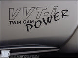 VVT-i or VVTL-i "Twin Cam Power" Side body Decals