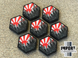 Tree Line RisingSun - PVC Ranger Eye Patch (sold in pairs)