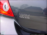 VVT-i Twin Cam Decals (Small, Outlined - 3"W x 1.047"H)