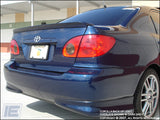 Toyota Corolla Back up Light Overlay Decals / Stickers - Fits 9th Gen