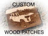 Custom Portrait Wood Patch - made from your photo
