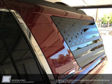 Custom American Flag SIDE WINDOW Decals - Choose Your Size