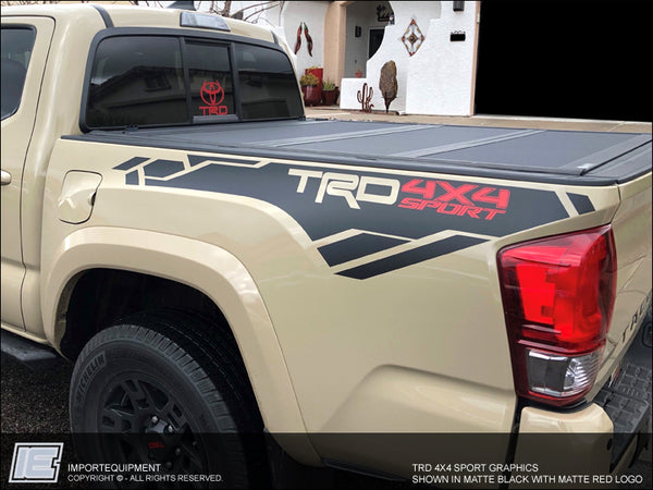 Toyota Tacoma TRD 4x4 Sport Graphics Kit - Fits 2016 2017 2018 2019 2020 2021 2022 2023