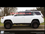 Toyota 4Runner C-Pillar Distressed American Flag Decal - Fits 2010 - 2023 5th Gen