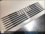 Bullet (v1) American Flag Decal - Toyota 4Runner Tacoma FJ Sequoia Tundra