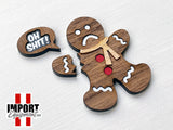 Gingerbread Man - Wood/Acrylic Patch
