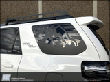 Toyota 4Runner American Flag MOUNTAIN Side Window Decal - Fits 2010 - 2023 5th Gen