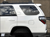 Toyota 4Runner American Flag MOUNTAIN Side Window Decal - Fits 2010 - 2023 5th Gen