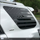Toyota 4Runner American Flag Side Window Decal - Fits 2010 - 2024 5th Gen