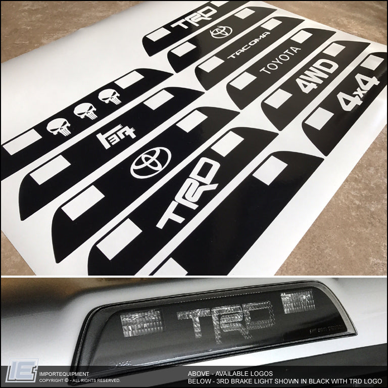 Toyota 3rd Brake Light Decal fits 2016 2017 2018 2019 2020 2021