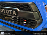 Tacoma PRO Grille Accent Decals Stickers - Fits 2016 2017 2018 2019 2020 2021 2022 2023