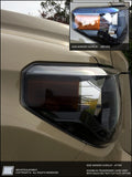 Toyota Tundra Headlight Side Marker Overlay Decal - fits: 2014 - 2017