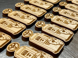 Fuel Pump - Friday 13th Wood Ranger Eye Patch (Sold in pairs)