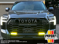 Toyota Tundra LED FOG LIGHT Overlay Decals Stickers, fits 2022 - 2023