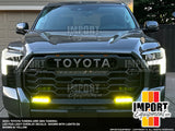 Toyota Tundra LED FOG LIGHT Overlay Decals Stickers, fits 2022 - 2023
