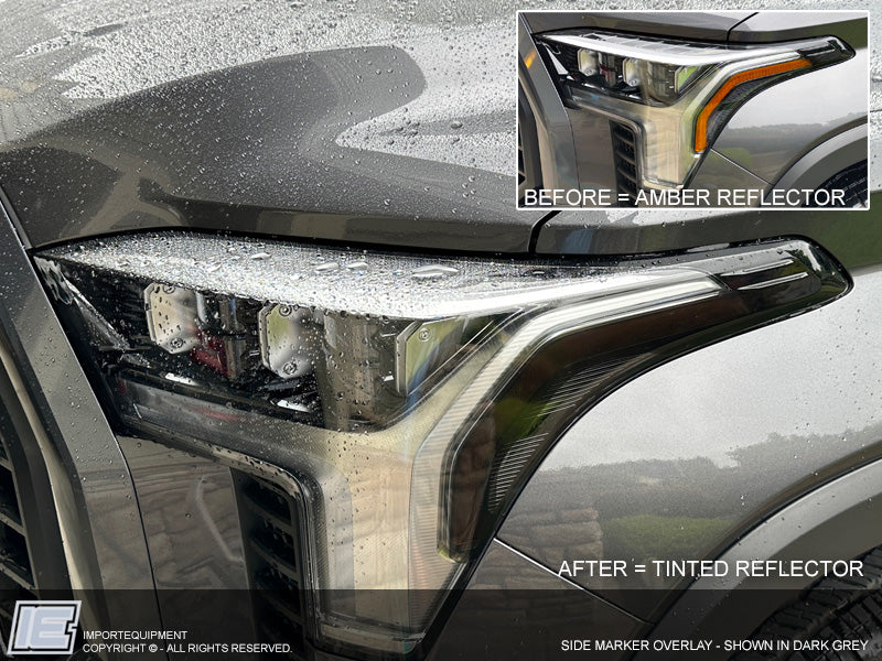 . Toyota Tundra Side Marker Light Overlay Decal fits 2022 2023 2024