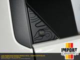 Toyota Land Cruiser - Rear Hatch Triangle Decal Sticker with Topo CONTOUR LINES REMOVED from triangle overlay decal - fits 2024 2025