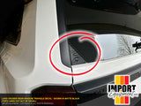 Toyota Land Cruiser - Rear Hatch Triangle Decal Sticker with Topo CONTOUR LINES REMOVED from triangle overlay decal - fits 2024 2025