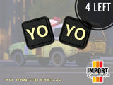 PP "YO" PVC Ranger Eye Patches Version 2 (sold in pairs) ***LOW STOCK***