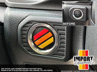 Toyota Land Cruiser - Push Button Start HERITAGE Decal Sticker  - fits 2024 2025