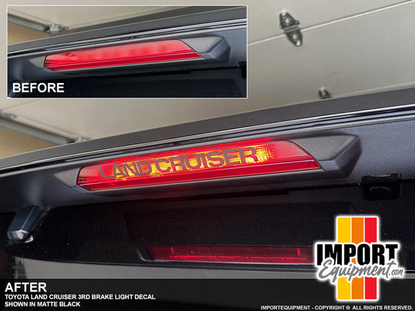 Toyota Land Cruiser 3rd Brake LIght Decal Sticker - fits 2024, 2025, 2026