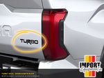 Turbo Decal - Toyota Tundra 4Runner Tacoma FJ Sequoia 2022 2023 2024