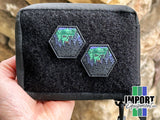 Tree Line PVC Ranger Eye Patch - Castle (sold in pairs)
