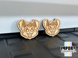 Bunny Ranger Eyes - Easter 2025 Wood Patch (Sold in Pairs)