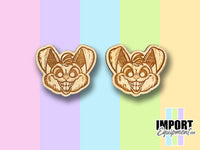 Bunny Ranger Eyes - Easter 2025 Wood Patch (Sold in Pairs)