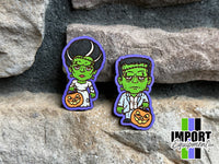 Frank & His Bride - Halloween 2025 Wood Patches