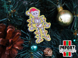 Christmas 2023 Skeleton - Wood Patch (Sold Individually)