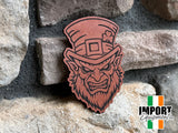 Leprechaun Patch - St Patricks Day 2026 (Leather)