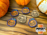 Pumpkin - Wood Patch (Sold in Pairs)