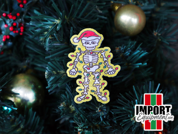 Christmas 2023 Skeleton - Wood Patch (Sold Individually)