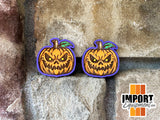 Pumpkin - Wood Patch (Sold in Pairs)