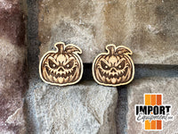 Pumpkin - Wood Patch (Sold in Pairs)